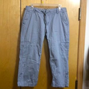Eddie Bauer Cotton Activewear Cropped Pants
